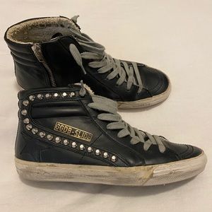 GOLDEN GOOSE STUDDED SLIDE, SOLD OUT